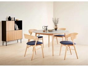 Tavolo da pranzo rotondo allungabile con piano in ceramica ø 135 cm Meza - Hammel Furniture