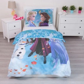 Biancheria da letto per bambini in cotone per letto singolo 140x200 cm Frozen - Jerry Fabrics