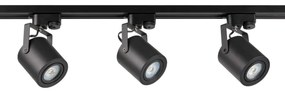 Faretto per sistema a binario MINOR 3xGU10/10W/230V + 1 m rotaia sistema