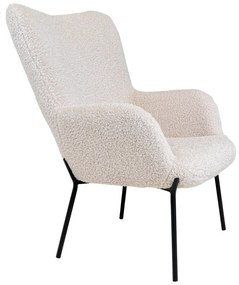 Poltrona in pelliccia sintetica bianca Glasgow - House Nordic