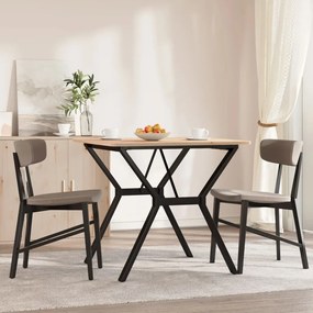 Telaio gambe a y per tavolo da pranzo 70x70x73 cm in ghisa