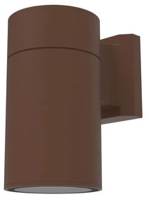 Applique Cilindrica Monodirezionale XL, IP54, Base E27 - Corten Base E27