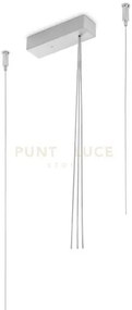 Paskisb- kit sospensione piu alimentatore colore bianco h.2mt