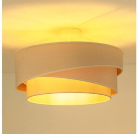 Duolla - Lampadario a plafone KOBO 1xE27/15W/230V diametro 45 cm color crema