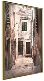 Poster  Urban Alley  Cornice Quadri Cornice d'oro, Larghezza x Altezza Home decor 30x45