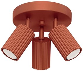 Sollux SL.1639 - Faretto KARBON 3xGU10/10W/230V rosso