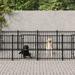Gabbia Per Cani Da Esterno İn Acciaio 11,26 M² /