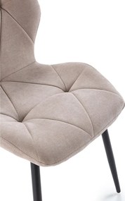 Sedie da pranzo beige in set da 4 Luna - Marckeric