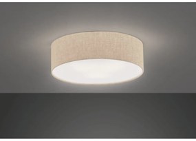 Plafoniera beige con paralume in tessuto ø 40 cm Thor – Fischer &amp; Honsel
