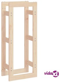 vidaXL Portalegna 41x25x100 cm in Legno Massello di Pino