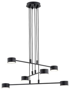 Lampadario a sospensione con filo MODUS 6xGX53/10W/230V nero