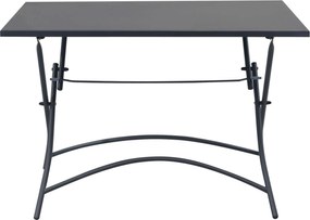 ROMANUS - tavolo in acciaio pieghevole da esterno