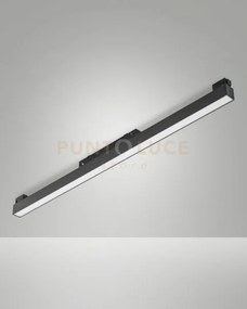 Ermes modulo opal nero per sistema binario 3000k 20w 2480lm l.60,5c...