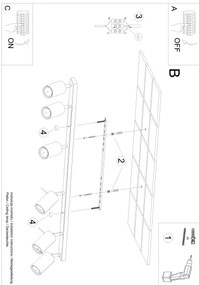 Brilagi -  Faretto LED ASMUS 6xGU10/7W/230V bianco