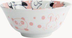 Set di 6 ciotole in porcellana Tayo Pink Kawaii Animals