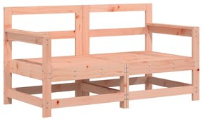 Set salotto da giardino 7 pz in legno massello di douglas