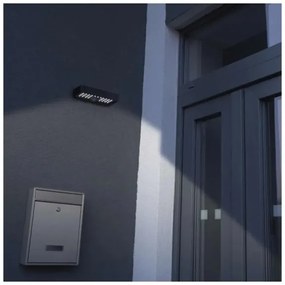 LED Proiettore solare con sensore di movimento LED/3,7V 3000mAh 4000K IP65 nero