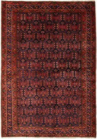 Hamedan Tappeto 140x200 (Iran) Annodato A Mano