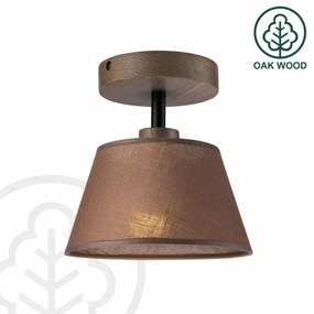 Brilagi - Lampadario LED ANTHONY 1xE14/60W/230V rovere noce/marrone
