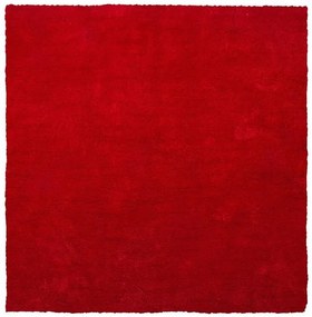 Tappeto shaggy rosso 200 x 200 cm DEMRE Beliani
