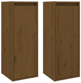 Pensili miele 2pz 30x30x80 cm in legno massello di pino