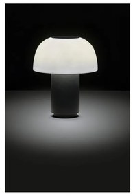 Lampada da tavolo dimmerabile a LED in alluminio nero (altezza 22 cm) Harvest - Zone