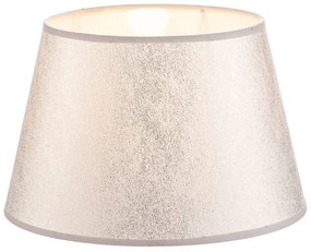 Duolla Paralume Cone altezza 18cm, argento metallizzato