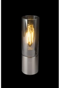 GLOBO 21000N - Lampada da tavolo ANNIKA 1xE27/25W/230V diametro 9 cm cromo