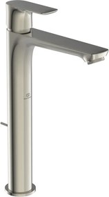 Rubinetto per lavabo getto laminare cristallino Concept Air cromo spazzolato satinato IDEAL STANDARD H 29.6 cm