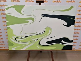 Quadro su tela – Motivo astratto verde