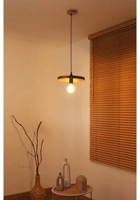 Duolla - Lampadario a sospensione con cavo IRONLINE 1x E27/15W/230V Ø 30 cm ramato/nero