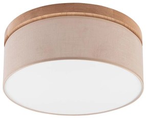 Brilagi - LED Plafoniera BELLADONNA 2xE27/15W/230V beige/quercia