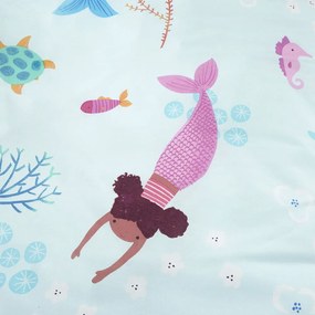 Biancheria da letto singola per bambini 135x200 cm Mermaid - Catherine Lansfield