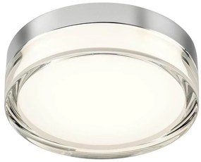 Redo 01-3725 - Plafoniera LED FRISBI LED/8W/230V IP44 cromo