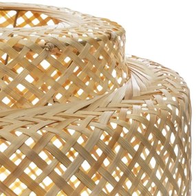 Atmosphera - Lampadario a sospensione con filo LIBY 1xE27/40W/230V bambù