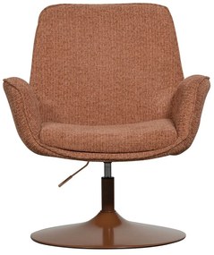 Poltrona arancione con altezza del sedile regolabile Marten – WOOOD