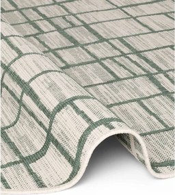 Tappeto da interno/esterno rotondo verde/color crema ø 200 cm Haringey Crouch – Ted Baker