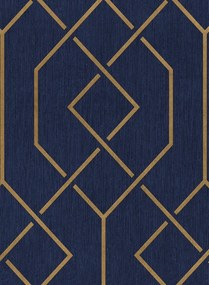 Coordonne Tapete Trellis - Ultramarine