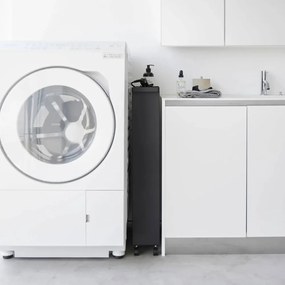 Scaffale per il bagno nero opaco in acciaio 48x80,5 cm Tower – YAMAZAKI