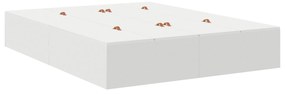 Struttura letto  bianca mdf 140 x 200 cm