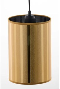 Jupiter 2090 - Lampadario sospeso a cavo CORTINA 1xE27/15W/230V oro/nero