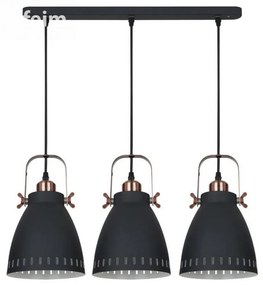 ITALUX MD-HN8026S-3-B+RC - Lampadario a sospensione con filo FRANKLIN 3xE27/60W/230V