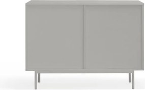 Cassettiera bassa grigia effetto rovere 108x80 cm Sierra - Teulat