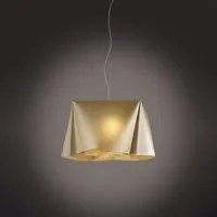 Sospensione Moderna 1 Luce Wanda In Polilux Oro D25 Made In Italy