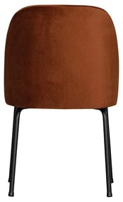 Sedie da pranzo in set color mattone in velluto 2 pz Vogue – WOOOD