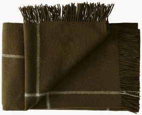Coperta in lana con frange Mandø