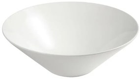Lavabo da appoggio slim 40,5 cm bianco lucido in ceramica Paras