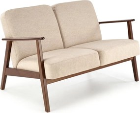 Divano 2 posti Milano 2S in beige, grigio scuro