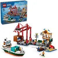 Porto e nave merci Lego City