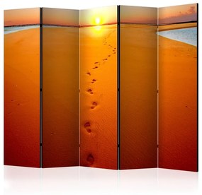 Paravento  Footprints in the sand II [Room Dividers]  Colore ---, Dimensioni e Misure 225x172